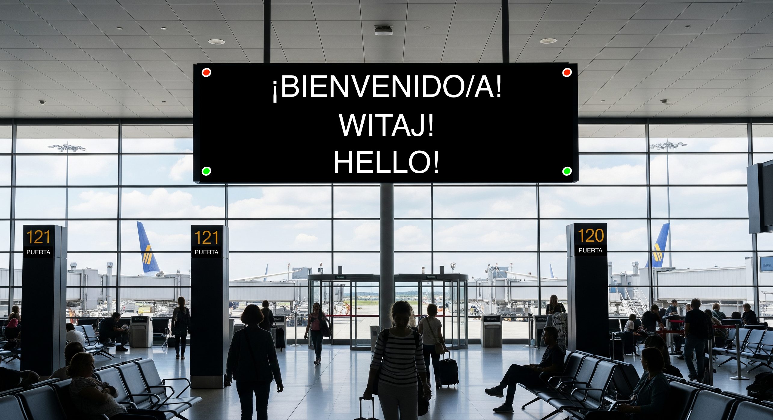 Welcome - Bienvenido - Witaj - Hello